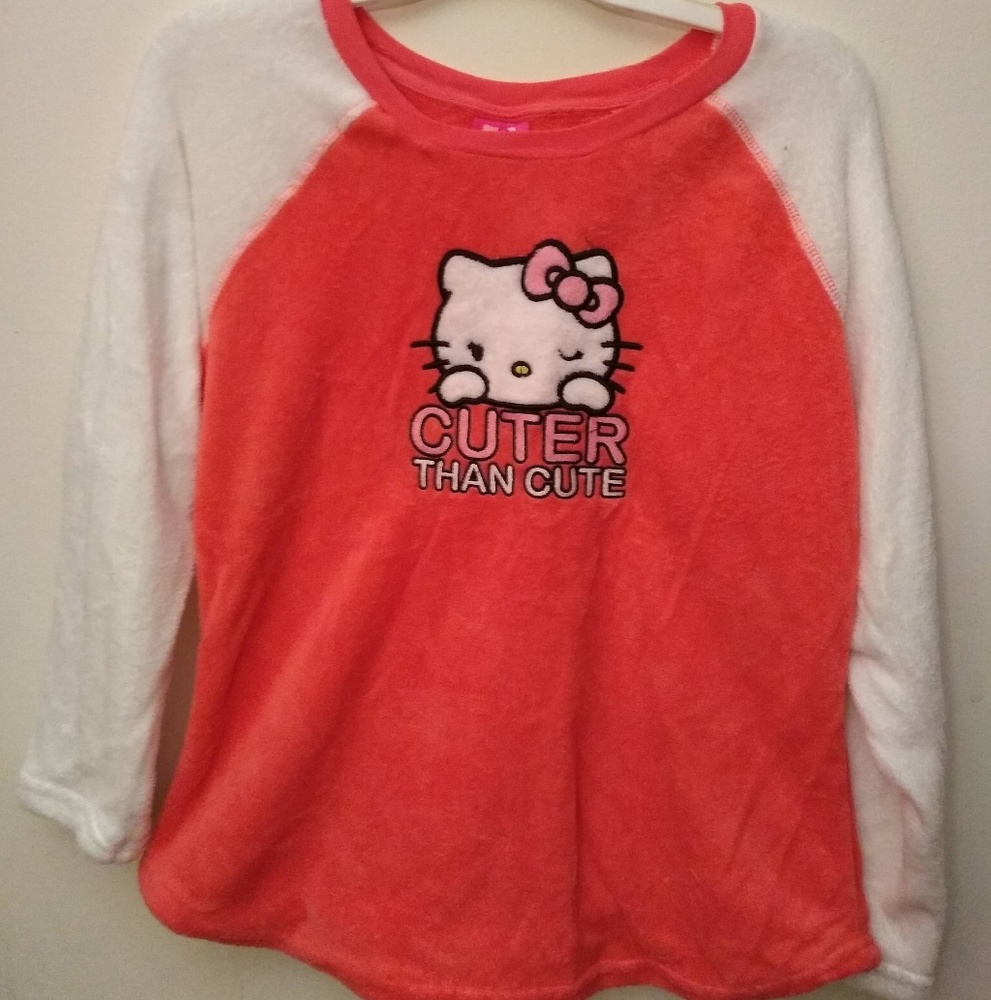 Hello Kitty pj top - M